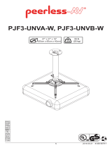 Peerless PJF3-UNVA-W Bedienungsanleitung