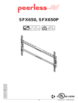 Peerless SFX650P Benutzerhandbuch