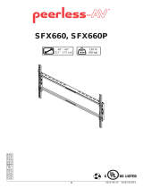 Peerless SFX660P Benutzerhandbuch