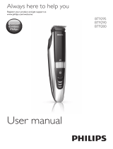 Philips BT9280 LaserGuided Precision Stubble/Beard Trimmer Benutzerhandbuch