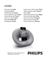Philips Fidelio Docking speaker DS3000 Benutzerhandbuch