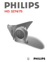 Philips Fan HD 3274/75 Benutzerhandbuch
