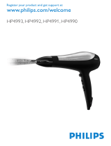 Philips Hairdyer HP4990 Benutzerhandbuch