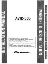 Pioneer AVIC 505 Benutzerhandbuch