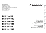 Pioneer DEH-1901UBG Benutzerhandbuch