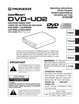 Pioneer DVD-U02 Benutzerhandbuch