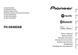 Pioneer FH-X840DAB Benutzerhandbuch