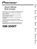 Pioneer GM-3500T Benutzerhandbuch