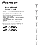 Pioneer GM-A3602 Benutzerhandbuch