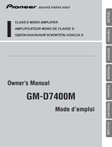 Pioneer gm-d7400 Benutzerhandbuch