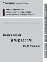 Pioneer gm-d8400 Benutzerhandbuch