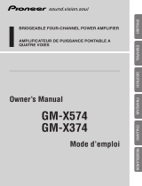Pioneer gm x 574 Benutzerhandbuch