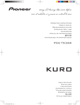 Pioneer KURO PDK-TS36B Benutzerhandbuch