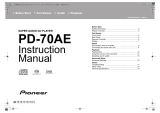 Pioneer PD-70AE Benutzerhandbuch