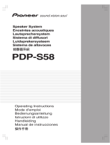 Pioneer PDP-S58 Bedienungsanleitung