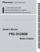 Pioneer PREMIER PRS-D1200M Benutzerhandbuch