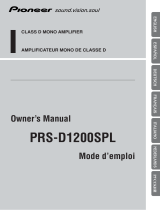 Pioneer D1200SPL Benutzerhandbuch