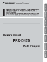 Pioneer PRS-D420 Benutzerhandbuch
