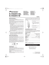 Pioneer S-H520V-W Benutzerhandbuch