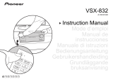 Pioneer VSX -832 av Benutzerhandbuch