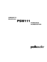Polk Audio PSW 111 Benutzerhandbuch