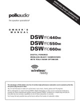 Polk Audio DSW PRO 440  Benutzerhandbuch