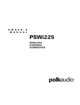 Polk Audio PSWi225 Benutzerhandbuch