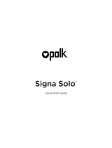 Polk Signa Solo - Factory Renewed Bedienungsanleitung