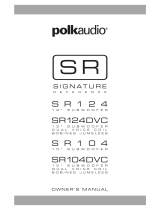Polk Audio SR124DVC Benutzerhandbuch