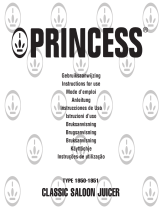 Princess 201950 Classic Saloon Juicer Bedienungsanleitung
