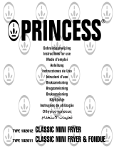 Princess 182611 Classic Mini Fryer - Fondue Bedienungsanleitung