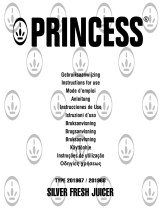 Princess Silver Fresh Juicer Bedienungsanleitung