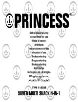 Princess Silver Multi Snack 4-in-1 Bedienungsanleitung