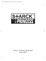 Princess Starck 3-in-1 Curling Iron Set Bedienungsanleitung
