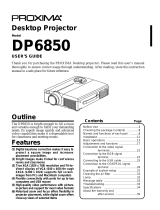 Proxima ASA DP6850 Benutzerhandbuch