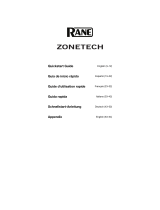 Rane ZONETECH Schnellstartanleitung