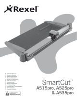 Rexel Smartcut Pro Trimmer A535 A2 30 Sheets - Color: Silver Benutzerhandbuch