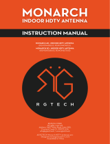 RGTech Monarch 40 HDTV Antenna White Benutzerhandbuch