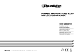 Roadstar CDR-4200CD/BK Bedienungsanleitung