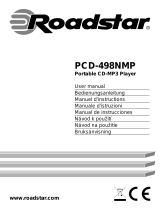 Roadstar PCD-498NMP/BK Benutzerhandbuch