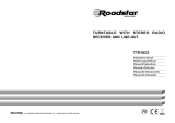 Roadstar TTR-8633 Bedienungsanleitung