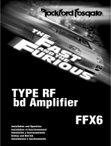 Rockford Fosgate FFX6 Benutzerhandbuch