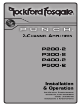 Rockford Fosgate Punch P500-2 Benutzerhandbuch