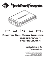 Rockford Fosgate Punch PBR300X1 Benutzerhandbuch