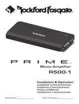 Rockford Fosgate Prime R500-1 Benutzerhandbuch