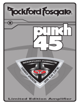 Rockford Fosgate Punch 45 Benutzerhandbuch