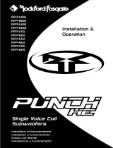 Rockford Fosgate Punch HE RFP3406 Benutzerhandbuch