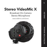 Rode STEREO VIDEOMIC X Benutzerhandbuch
