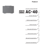 Roland AC-40 Bedienungsanleitung