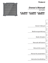 Roland CUBE-20GX Bedienungsanleitung
